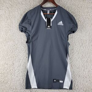 Adidas Woven Football‎ Jersey Men's L Large Gray White GG7391 WVN A1 STOCK J NEW